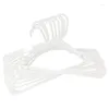 Hängare Wisconic Adult Plastic Clothing Hanger Slotted For Strappy Shirts 60 Pack White