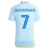 2025 24アトランタユナイテッドFCサッカージャージ2023 Giakoumakis SosaAraujo Barco Robinson Gregersenホームアウェイサッカーシャツ