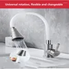 Bathroom Sink Faucets Wash Basin Faucet And Cold Folding Universal Rotating Splash-Proof Toilet Shampoo