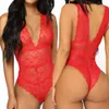 Bustier Lencería para mujer Lencería Ropa de dormir Pijamas Ropa de dormir Encaje Sexy Body Mujer Pieza Una falda Lencería V4YR #