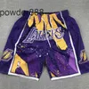 Shorts bordados de secagem rápida masculino calor grizzlies retro casual calças de basquete balançando homem calções esportivos raptors touros mágicos dos homens