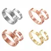 Designer Diamond Gold Ring Love Screw for Women Rings smycken Män Silver Moissanite Luxury Sterling Par Gifts12a#