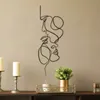 北欧スタイルの金属真の愛の壁アートデコレーションモダンルーム装飾ホームオフィスリビングベッドルームカップルアクセサリーギフト240401