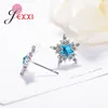 Stud Oorbellen Trendy Blauwe Ster 925 Sterling Zilver Te Koop Mode Verjaardagsfeestje Sieraden Geschenken Snel