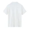 дизайнерские рубашки поло мужская футболка тонкая повседневная рубашка с коротким рукавом мужская женская модная футболка с вышивкой и графическим рисунком два цвета