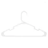 Hängare Wisconic Adult Plastic Clothing Hanger Slotted For Strappy Shirts 60 Pack White