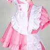 Japonês Halen Lolita Cosplay Costume Mulheres Lolita Soft Girl Maid Dr Cafe COS Anime Cream Sweetheart Maid Dr 591R #