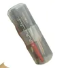 1 st transparent justerbar höjd PVC Makeup Brush Holder Display Storage Cup Organizer med locket Dammtät toalettpaketet