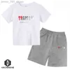 Ensembles de vêtements Été TRAPSTAR Tshirt Enfants Garçons Shorts de plage Ensembles Streetwear Survêtement Femmes Vêtements Vêtements de sport pour filles 230621