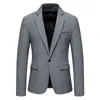 Neue Herren-Blazer Smart Casual Single Butt Anzüge Blazer Mäntel Männer Klassische Feste Farbe Hochzeit Blazer Männer Fi Mann Kleidung U7vt #