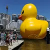 Giant Inflatable Yellow Duck Top Quality 3m 10ft Water Used Big Floating Fixed Rubber Cartoon Toy For Promotion002