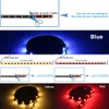 Upgrade 1X Car Led Strip DIY Bulb Atmosphere Decorative Lamp Auto Inerior Light 15Led Daytime Running Light DRL Motorcycle Styling Red