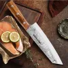 Coltelli Coltelli giapponesi per salmone Santoku 15 pezzi Coltelli apanesi Set Filetto di pesce forgiato Sushi Affettare Mannaia da taglio da cucina