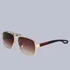 Occhiali da sole da uomo vintage designer alla moda parasole estivo occhiali da vista con protezione uv per uomo lunette de soleil occhiali da sole uomo sport hg140 B4