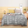 Couvertures Nordic Style Summer refroidissement Coton Gauze serviette de climatisation Capinette Sofa Sofa Cover Napte Litts Plaid Plaid DÉCOR HOME