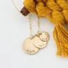 Collane con ciondolo Incisione personalizzata per bambini Collana con nome di famiglia Ciondoli per alberi Regalo personalizzato per la mamma Her219U