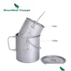 Camp Kitchen Boundless Voyage Кружка Cam Pot Чашка для воды Легкая посуда Посуда для пикника Посуда для напитков Посуда с крышкой Складная ручка 220708 Dro Dhihn