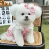 Vêtements pour chiens petite robe d'été vêtements pour animaux de compagnie Chihuahua Yorkshire chat poméranien maltais Shih Tzu caniche Bichon vêtements jupe XS