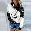 Dames Hoodies Sweatshirts Designer Dameskleding 2024 Lente Nieuw product Basic 3D Digitaal printen Trend Mode Hoodie Trui Otidx