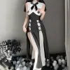 Anime Nun Cosplay Maid Outfits Women Sexig underkläder Kawaii Black Hollow Out Dr Halen Passi Uniform Costume Suit 960J#