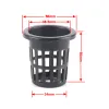 トレイ100pcs 38mm Aquaponics Hydroponics Net Pot Mesh Basket Planting Cup Hydroponic NFT 2カラーオプション