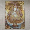 Skulpturer thangka / hemdekoration målning / lotus master Buddha / lyckosam thangka