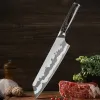 Coltelli Coltelli da cucina forgiati a mano Set Kiritsuke giapponese Coltello da chef Coltello da sashimi con manico in legno Mannaia in acciaio inossidabile