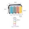 Storage Bottles Dispensing For Travel Easy To Clean Reusable Portable Dispenser Bottle Set With Wide Opening Creams