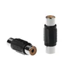 5 stuks RCA Female naar RCA Female Audio Video Kabel Jack Plug Adapter Connector