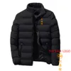 2024 Shotokan Karaté Automne et hiver Hommes Épaissi Col Montant Vestes Fi Manteau pour hommes Manteaux chauds à fermeture éclair Manteau rembourré v9ib #