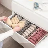 İç çamaşırı saklama kutusu çorap sütyen külot katlanabilir bölücü çekmece dolap organizatör ev kıyafetleri depolama aletleri yeni