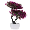 Kwiaty dekoracyjne sztuczne symulacja kwiatów roślina bonsai dekoracje ozdoby drzewa drzewa faux rośliny wewnętrzne