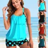 Maiô feminino de duas peças, roupa de praia sexy, confortável e atraente, conjunto de biquíni, verão, maiô único, roupa de banho interna S-6XL T240328