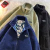 Winter Fleece Flauschige Jacke M Fuzzy Reißverschluss Mantel Männer Herbst Einfarbig Leichte Jacken Street Hip Hop Harajuku 2023 L3Zx #