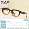 Sunglasses Retro Small Rivets Brand Black Square Glasses Frame Anti Blue Light Reading Eyeglasses Presbyopia Optical Magnifier