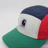 Fünfteilige Baseballkappe mit flacher Krempe, verstellbare, schnell trocknende Snapback-Mütze, Urban Flat Bill Trucker-Hüte, Hip-Hop-Ballkappen für Herren