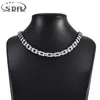 SDA Nieuwe Mode Motorfietsen Ketting 7mm45cm Lange Biker Chain roestvrijstalen Cubaanse Ketting Man Vrouw Neckalce 201013318Y