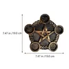 Candle Holders Supplies Pentagram Candlestick Table Tray Star Resin Desktop Candleholder