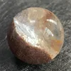 Dekorativa figurer 154G Natural Stone Clear Quartz Crystal Ball Rainbow Sphere Polished Rock Reiki Healing B744