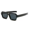 Klassieke zonnebril 2024 Moderne vierkante gekleurde zonnebril INS Style Design buitenzonnebril met doos