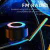 Draagbare luidsprekers IP67 waterdichte doucheluidspreker krachtige geluidsabsorberende cupluidspreker buiten draadloos Bluetooth audio RGB-kleurverlichting FM-radio Q240328