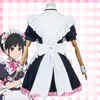 Anime Akiba Maid War Cosplays Wahira Nagomi/Mannen Ranko Cosplay Wig Costumes Women Cute Maid Dr Hear Outfit J7TQ#
