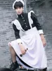 Vintage Maid Cafe Workwear Cosplay Costumes Party Waitr outfit Plus Size Erotic Kawaii Men Women Cute Bowknot Lolita Dr N2QP#