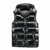 Mâle Casual épais chaud gilet hommes hiver coupe-vent manches veste Parkas femmes manches taille 4XL veste B5Zf #