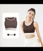 Damestanks Zomer Yoga Sport Strakke top Pilates Fitness Kleurenblok Sneldrogend Dunne tank TWEEDELIG