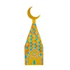 Present Wrap 60 Piece Ramadan Eid Boxes Moon Treat Box Paper Decorative Supplies for Festival Holiday s Candy Bag