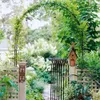 Arc de support de mariage décoratif de fond de jardin, décoration de plomb de route, fournitures de fête de fleur de vigne, affichage extérieur