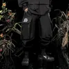 Pantalon cargo noir Techwear Hommes Hip Hop Streetwear Joggers Grandes poches Taille élastique Harajuku Casual Pantalon ample Y2k K2zZ #