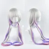 kobayi-san Chi No Maid Drag Kamui Kanna Wigs Lg Purple Ombre Hair Cosplay Heat Resistant Wig Headdr Accor F12e#
