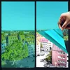 Window Stickers Heat Control Film One-Way Privacy Mirror Reflective Sun Blocking Tint Blackout UV Protection Explosion-Proof